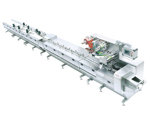 Automatic Chocolate Alignment&Flow Wrapping Line